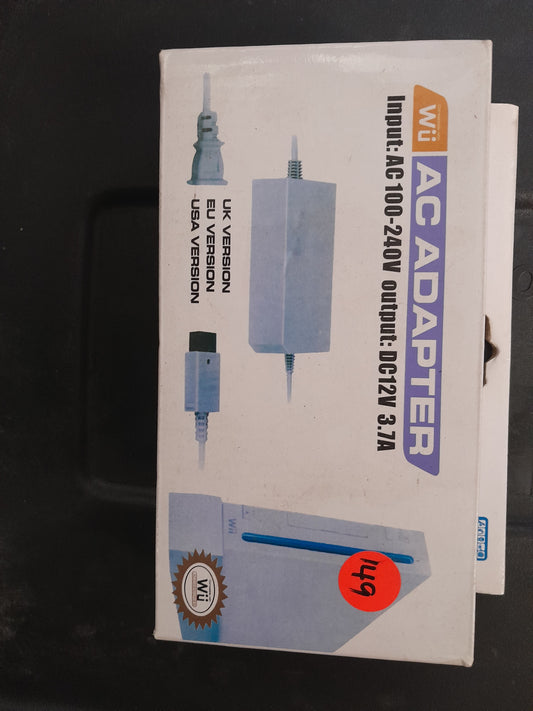 Product image of light blue Wii Nunchuk controller, essential accessory for Nintendo Wii gaming.