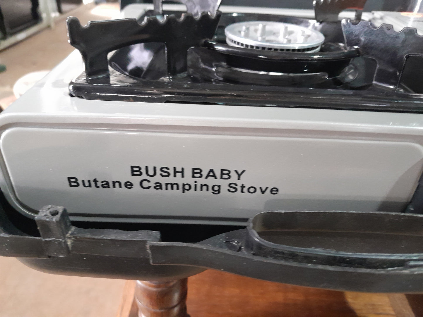 Bush Baby Butane Camping Stove with carry case, convenient for outdoor enthusiasts and camping lovers.