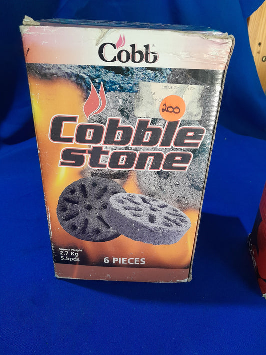 Cobb Cobblers stone pack with six pieces, ideal for outdoor cooking and grilling.