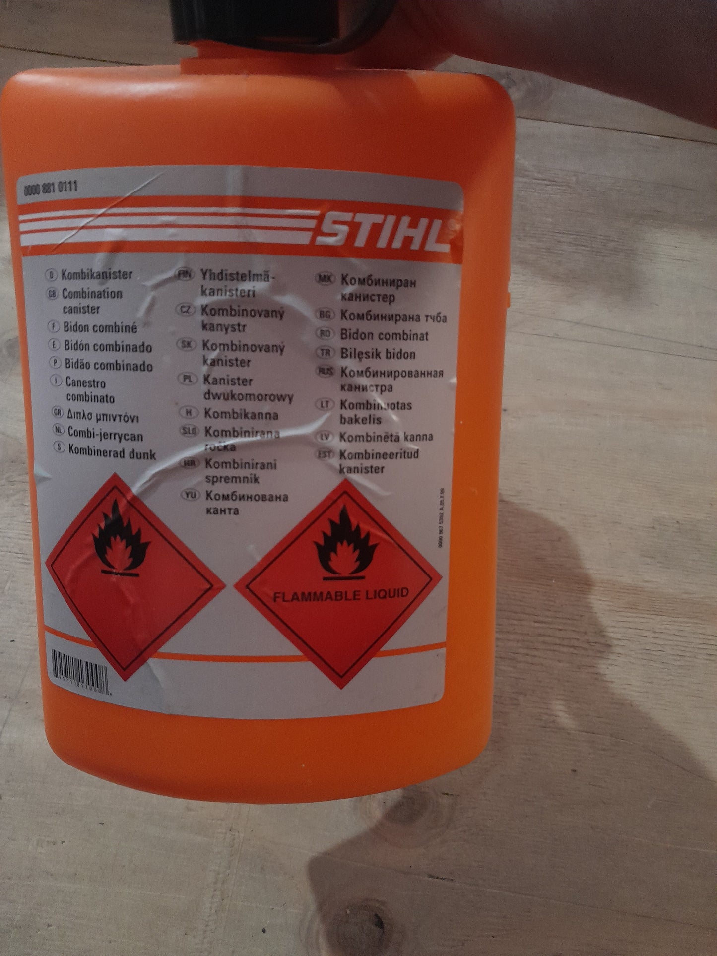 Stihl Combi Canister ideal for garden tools, ensuring safe fuel and oil storage.
