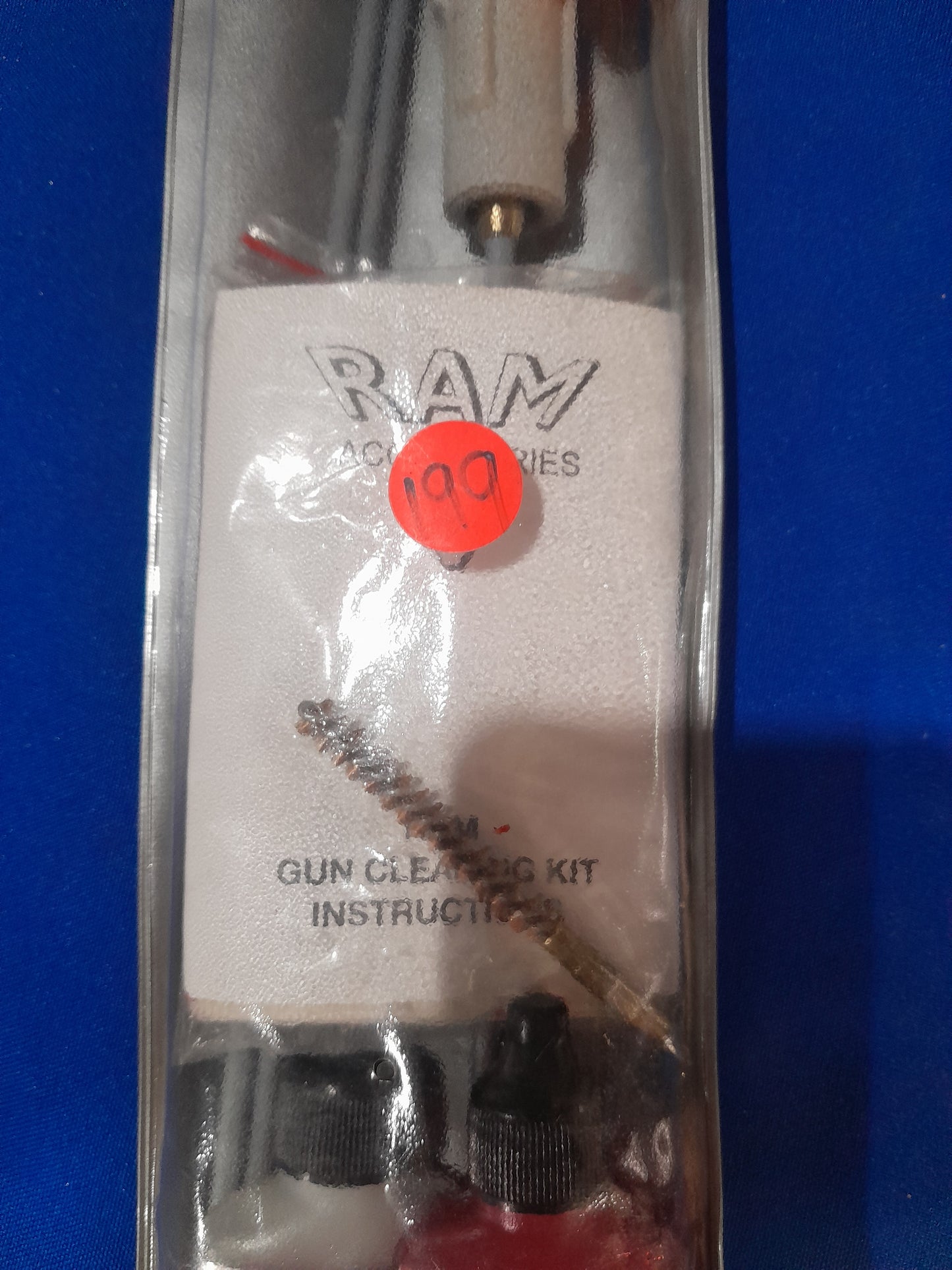 High-quality Ram .22mm rifle cleaning kit, perfect for maintaining firearm performance.