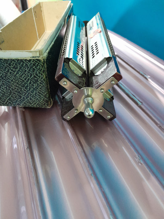 Vintage M. Hohner tremolo harmonica, 27cm long, displayed with its original box, perfect for collectors.