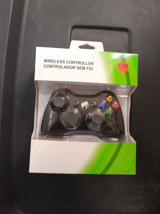  Front view of Xbox 360 wireless remote, ideal for seamless gaming experience.