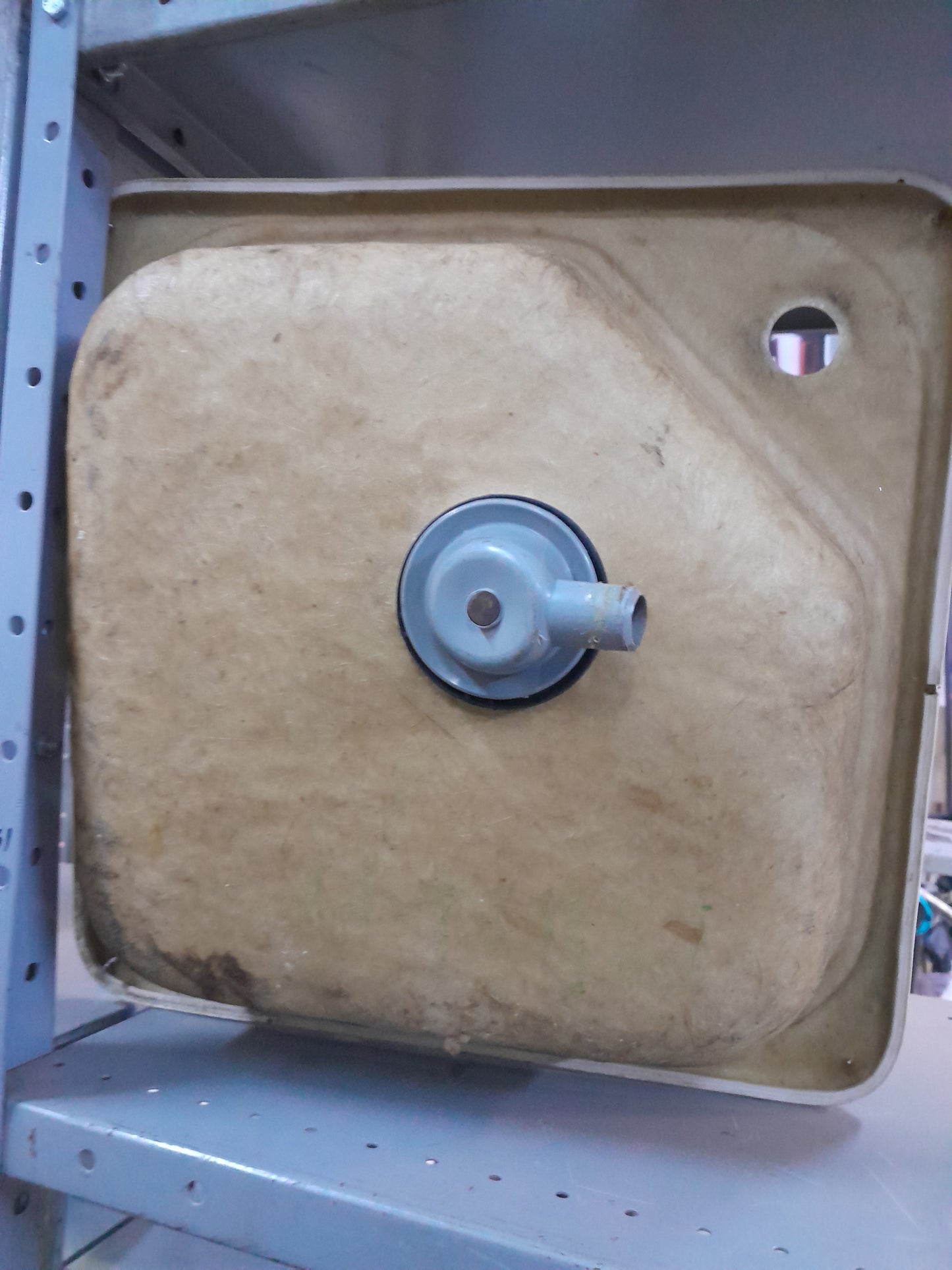 Lightweight square camping basin, essential for any caravan or camping trip.