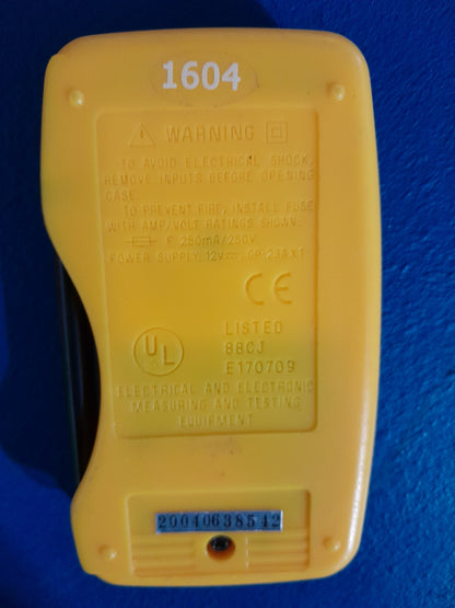 Features of the Rapitest Digital Multimeter, including voltage measurement range from 2V to 500V.