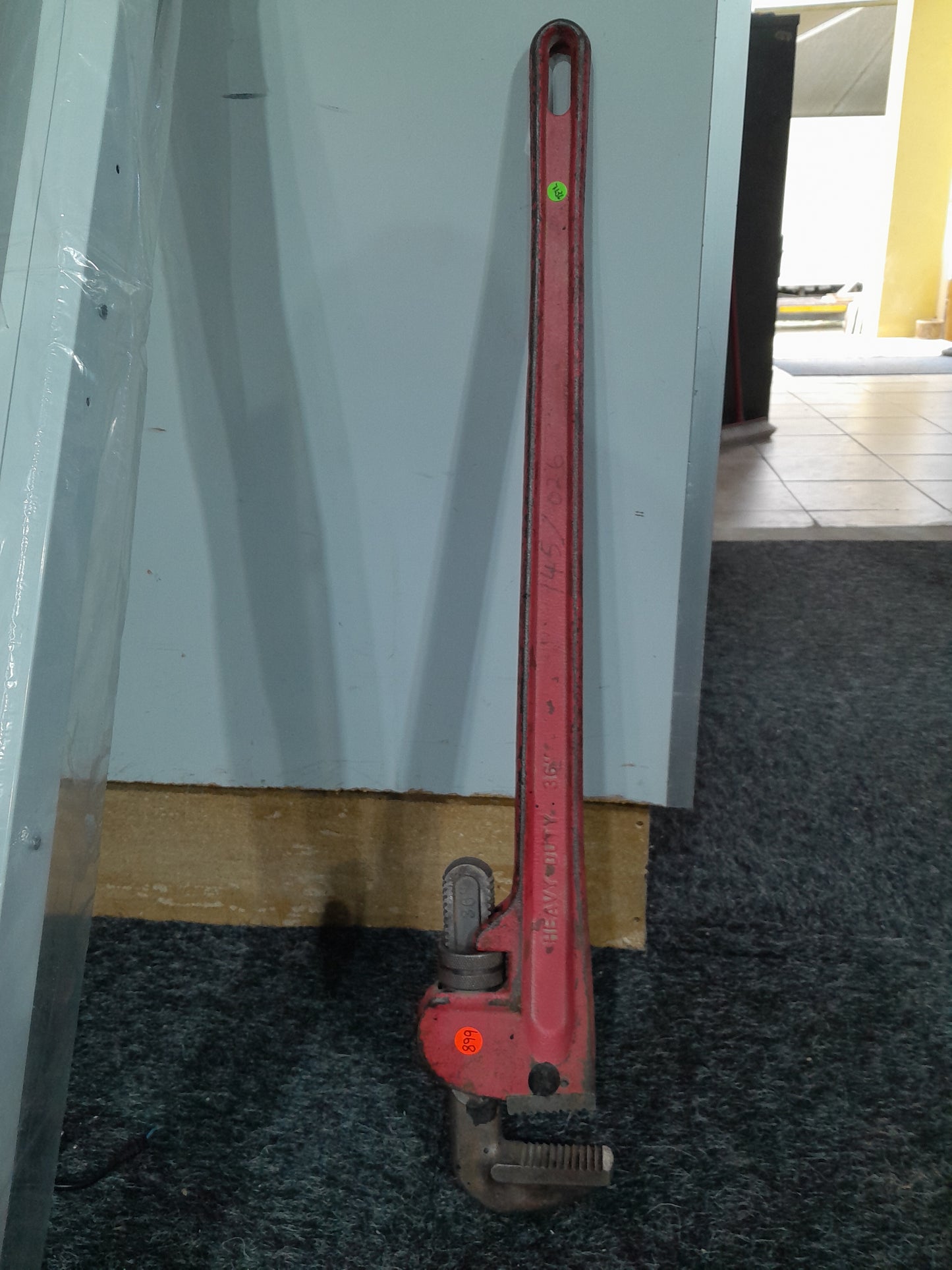 Quality 36" pipe wrench, excellent for plumbing needs and heavy use.