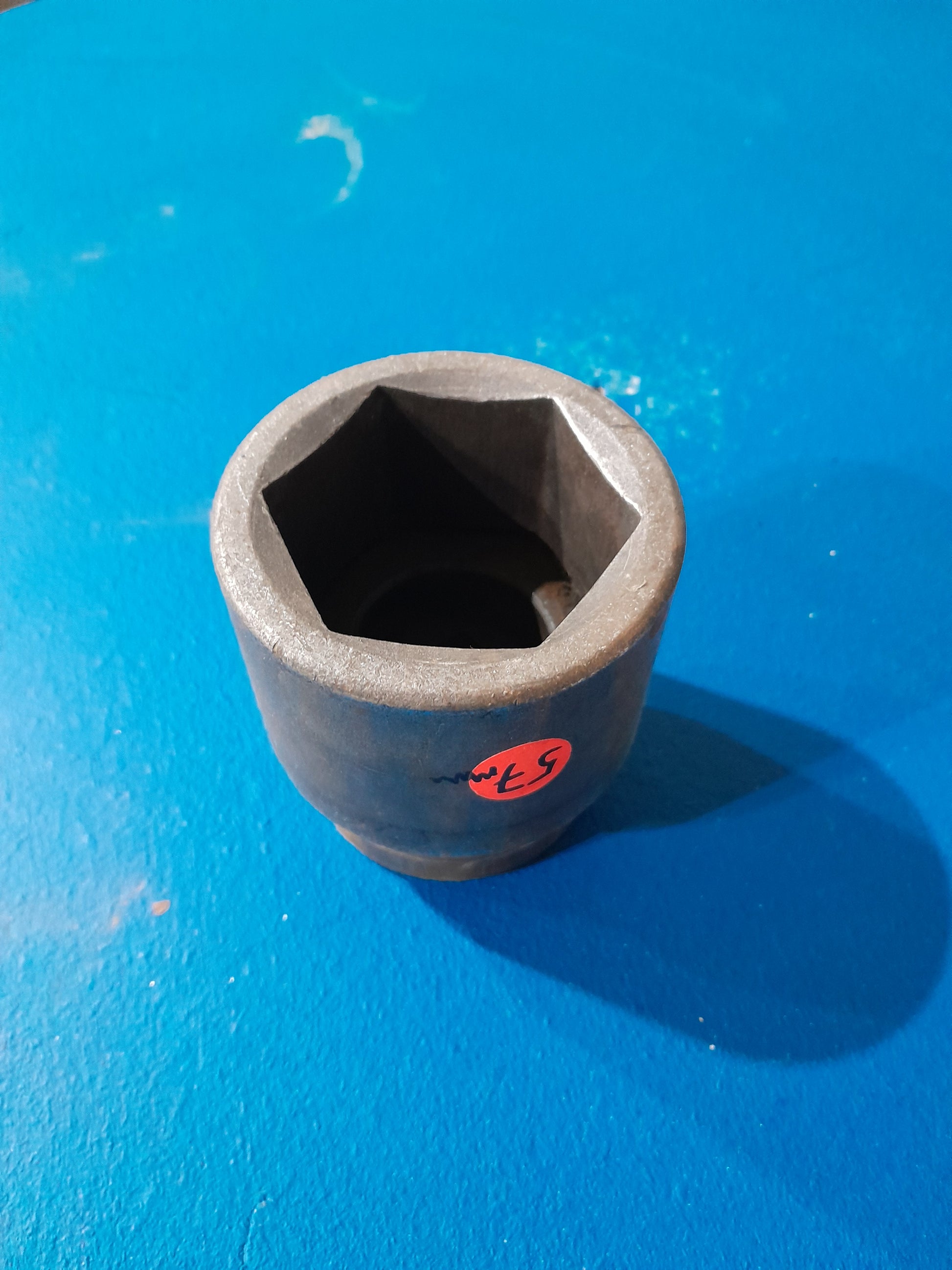 57mm socket compatible with 3/4 drive wrenches, suitable for various mechanical tasks.