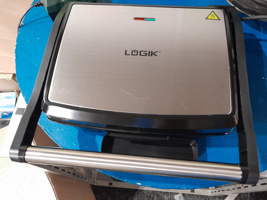 Logik Health Press with handle, perfect for grilling sandwiches and paninis.
