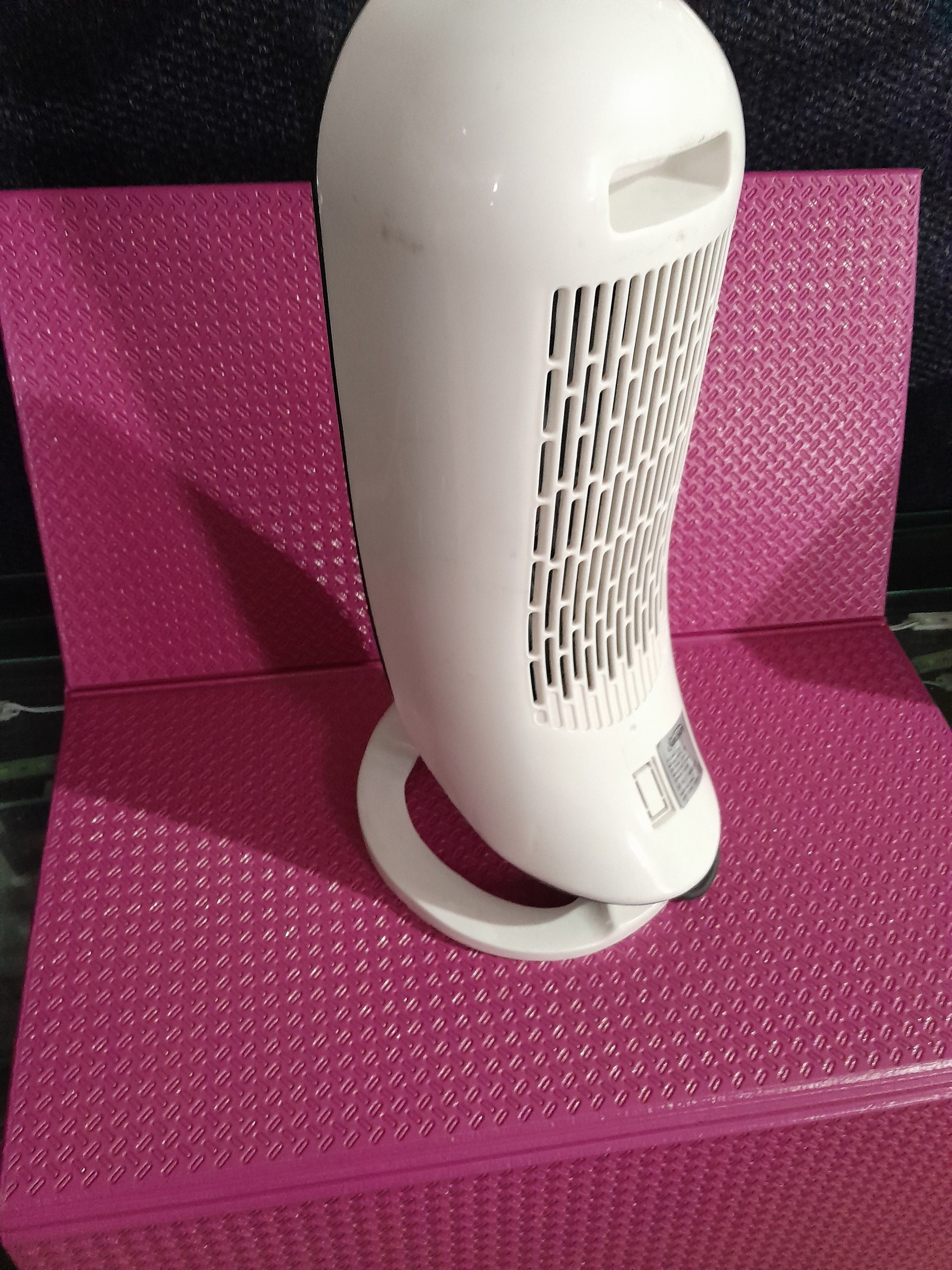 Compact Sunbeam PTC heater with oscillation feature for optimal warmth in any room.