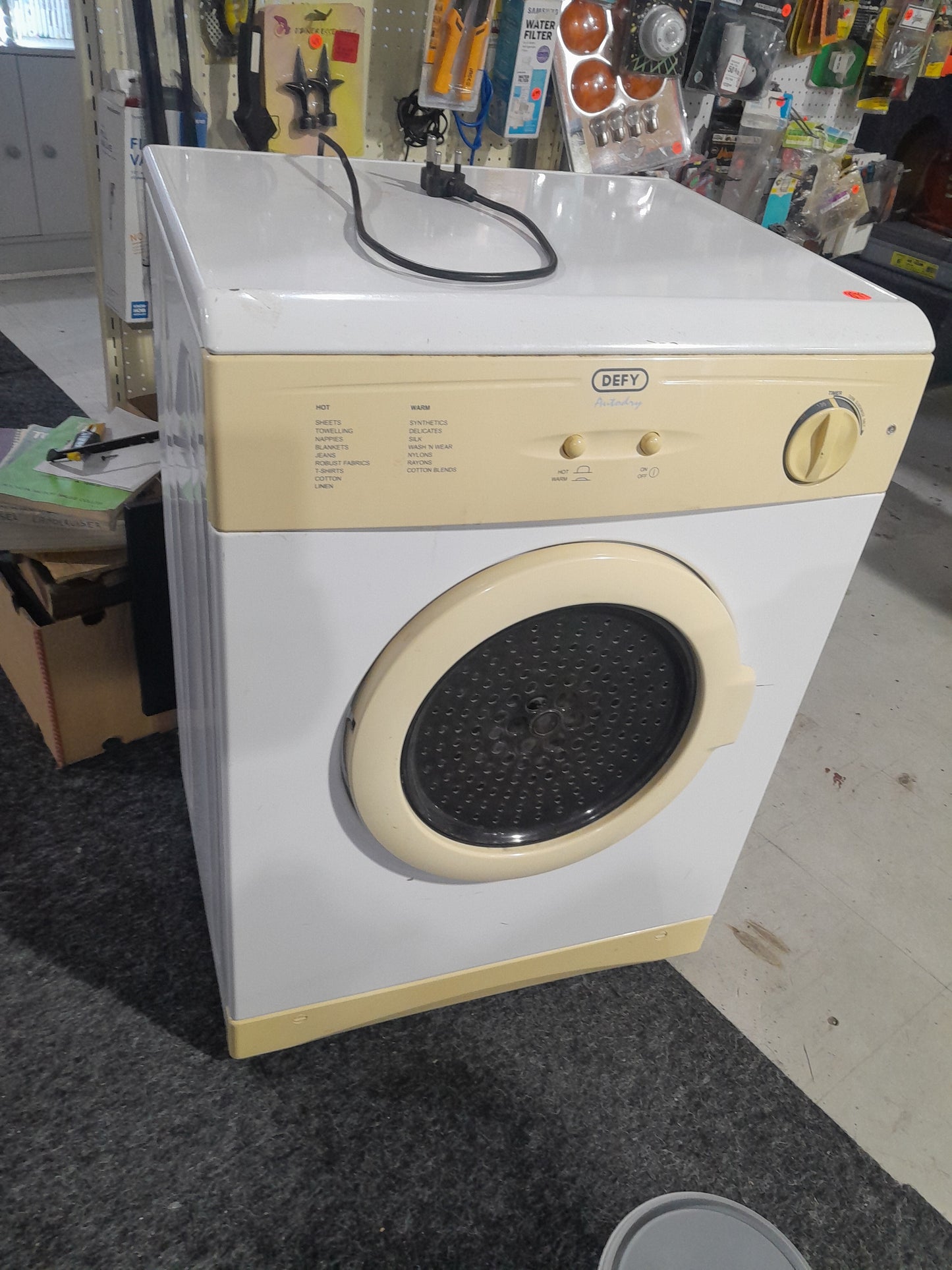 Defy Autodry 5Kg tumble dryer, perfect for drying clothes during winter days.