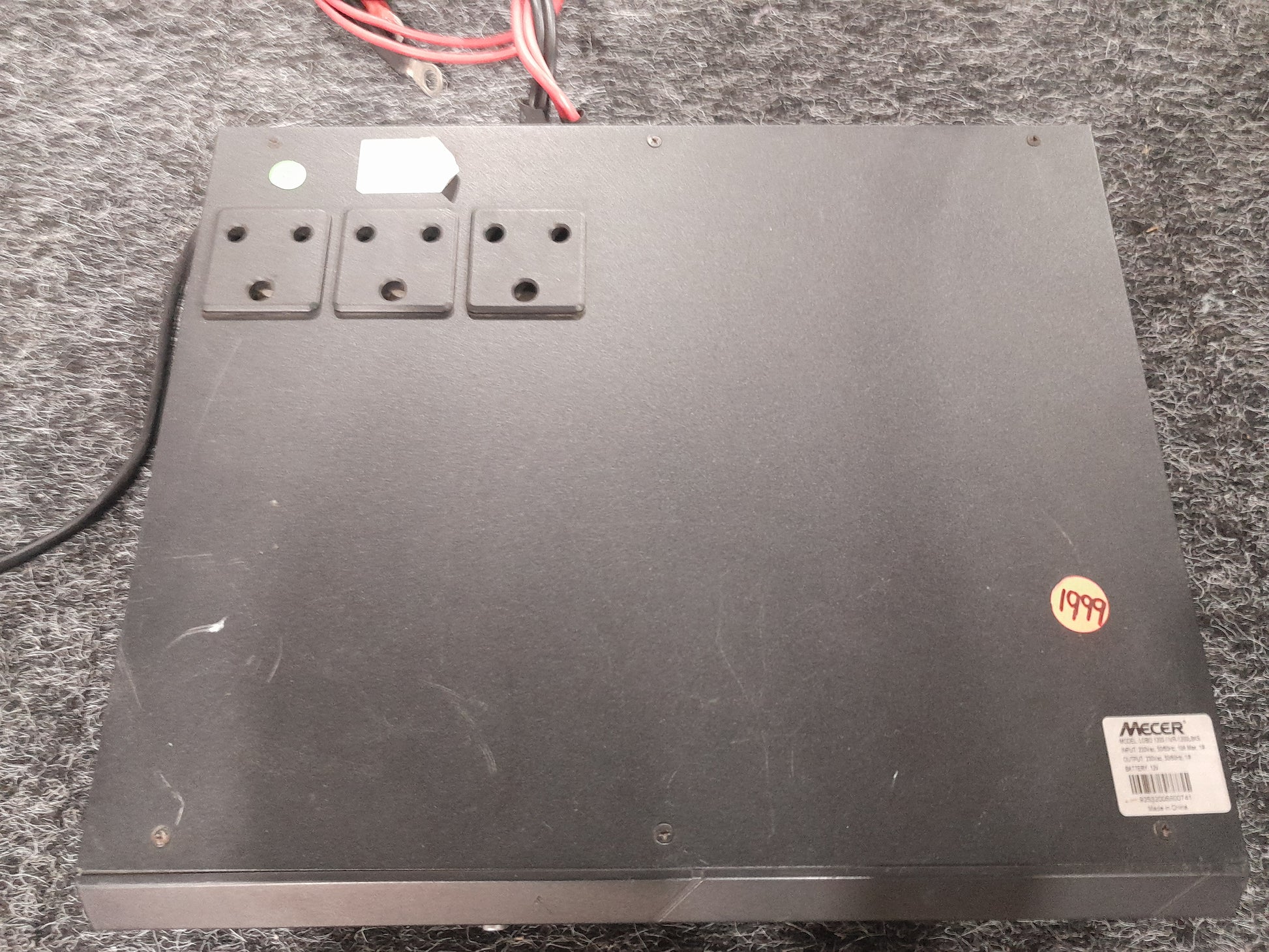 Mecer 1200 VA inverter on display, suitable for home or office power backup solutions.