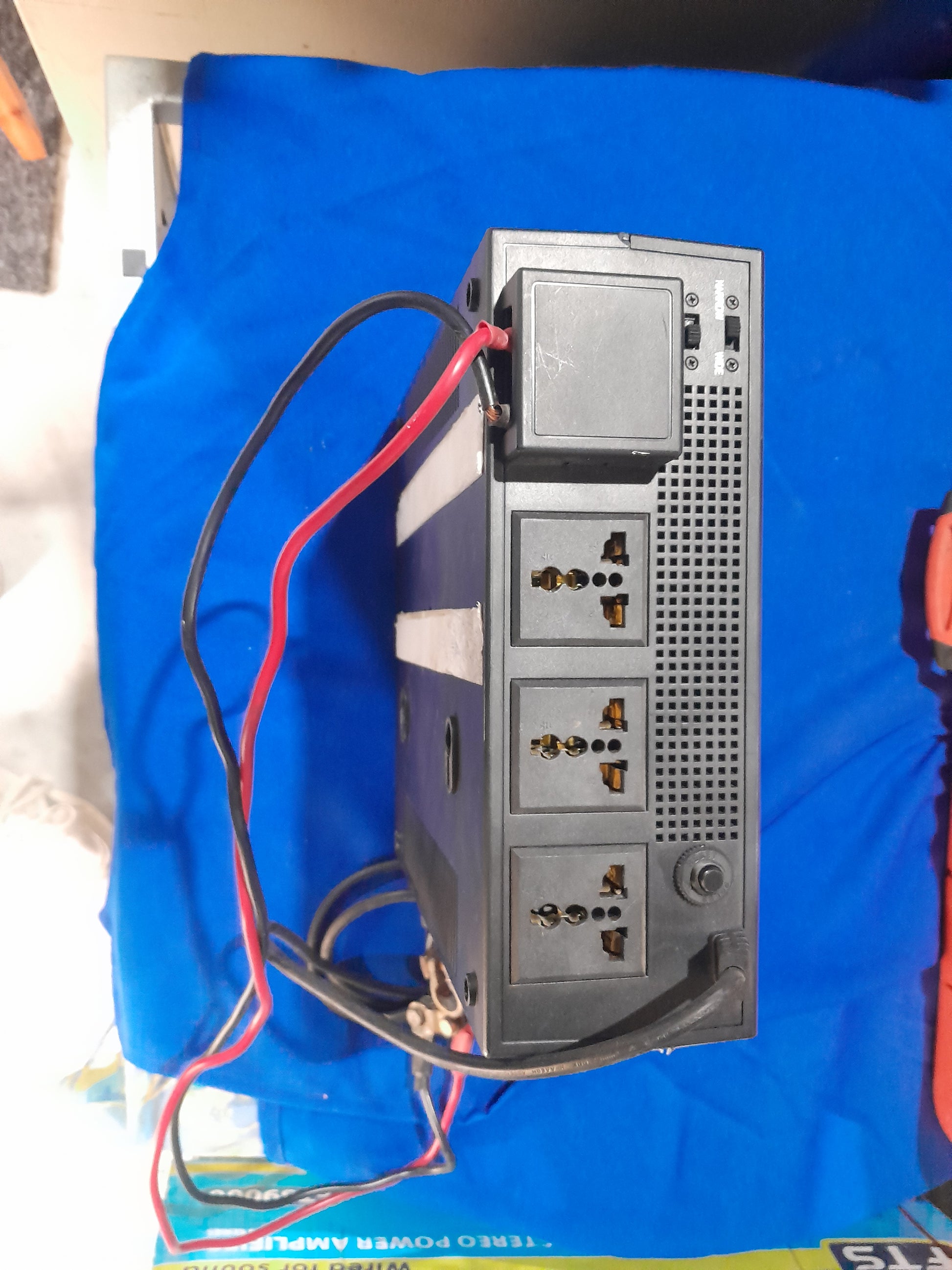 Everon UPS in working condition, demonstrating its functionality as a power backup solution.