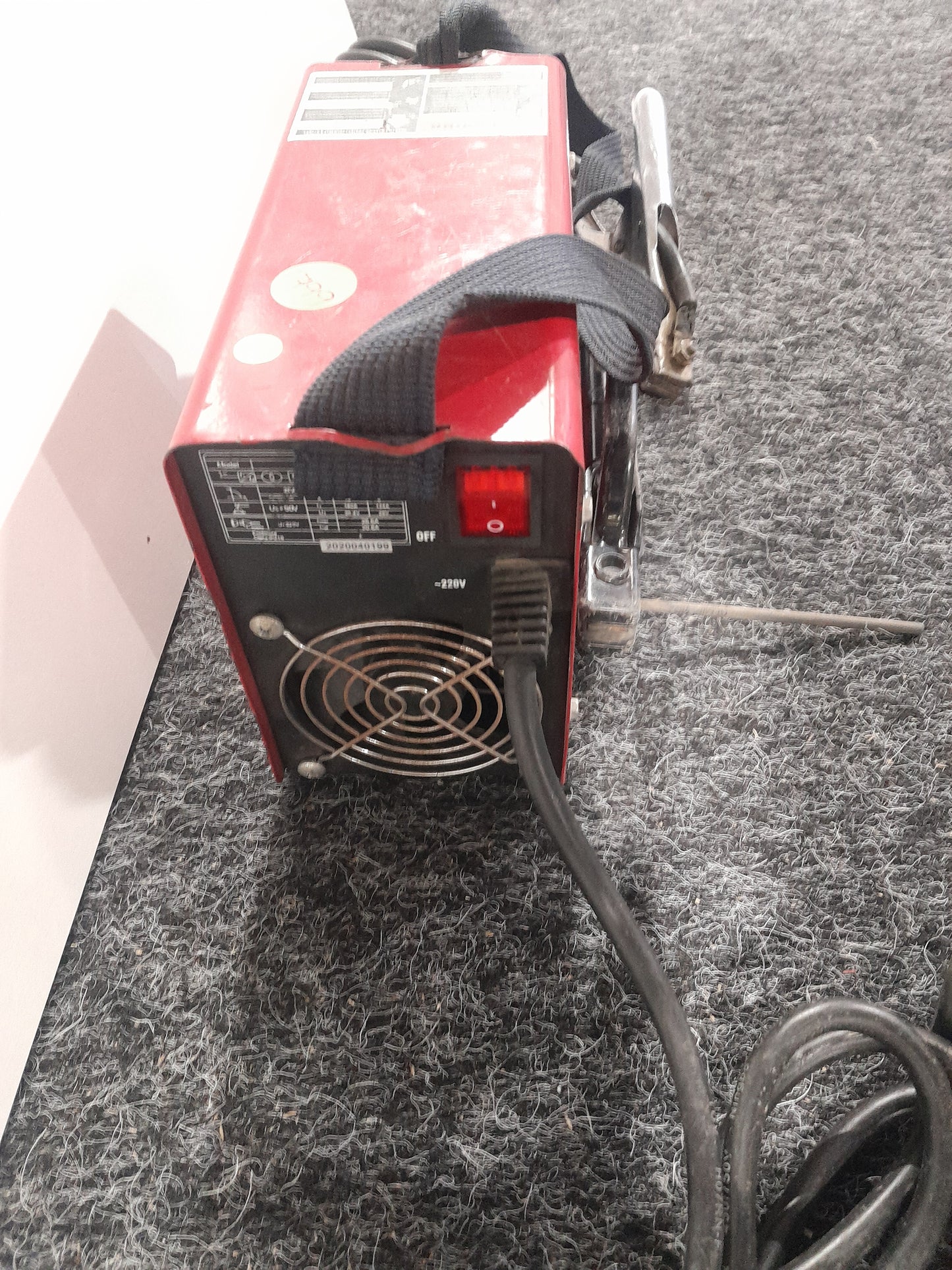 Pinnacle Gene Arc 183 Inverter Welder in use, demonstrating its capabilities for welding tasks.