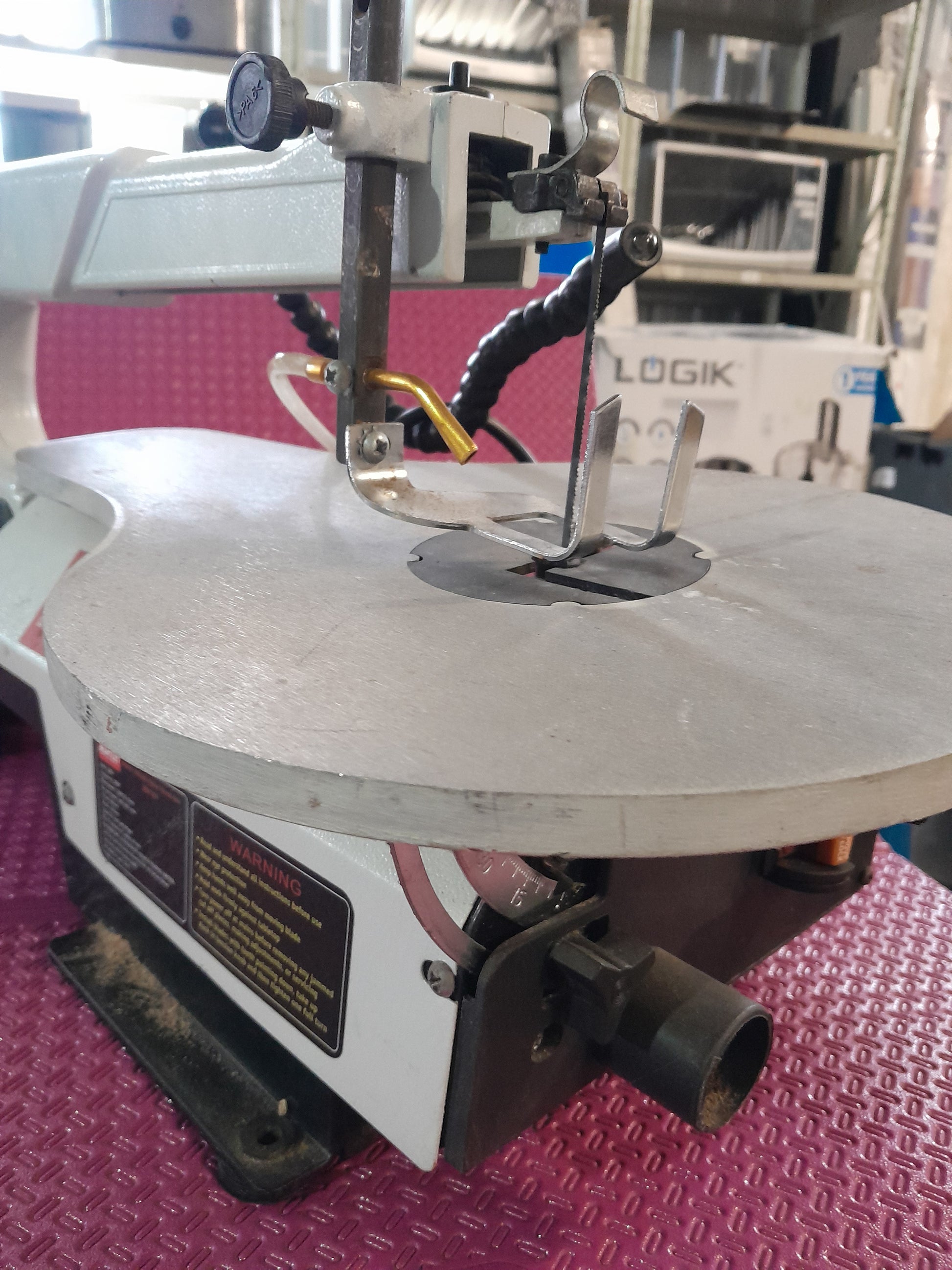 Martlet 400mm Scroll Saw on display, perfect for hobbyists and professionals needing a reliable cutting tool.