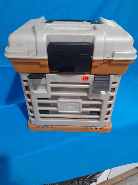 Plano tackle box with three drawers, perfect for organizing fishing gear and tools.