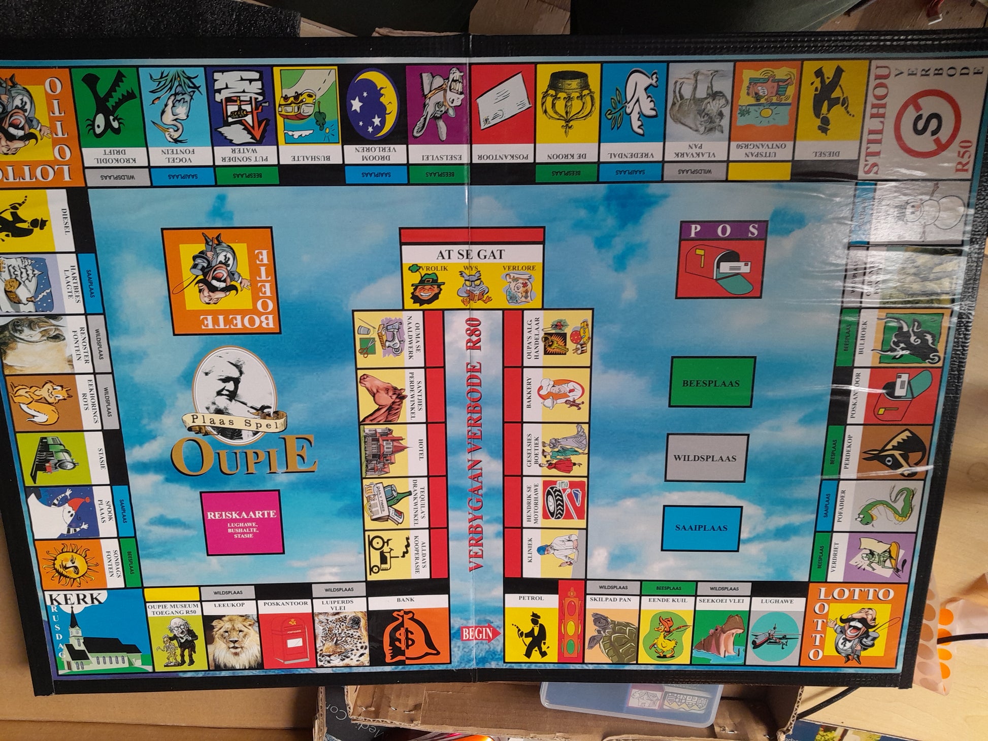 Oupie Bordspel board game, perfect for keeping kids entertained for hours.