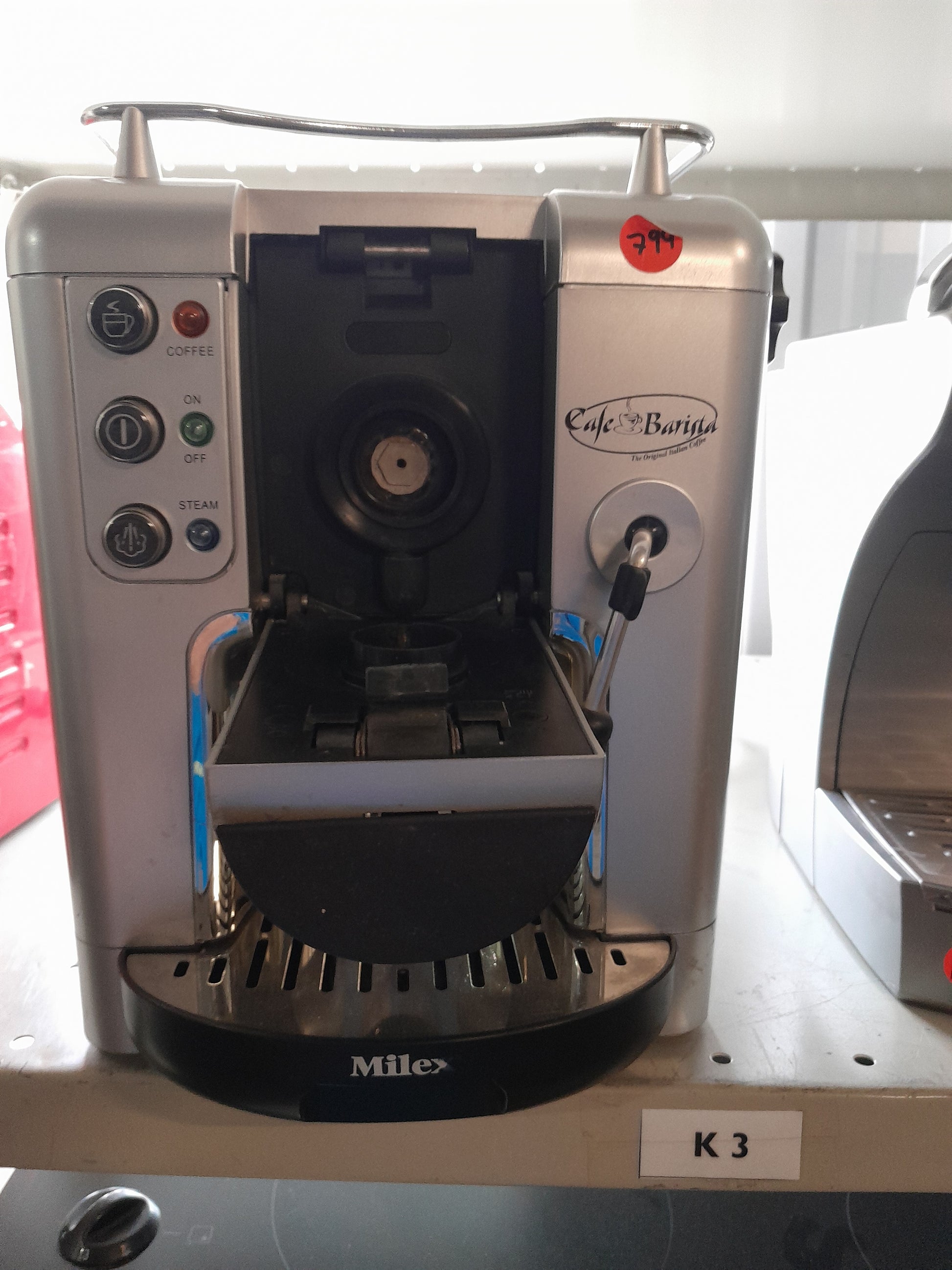 Milex Cafe Barista Coffee Machine, perfect for espresso, cappuccino, and latte lovers.