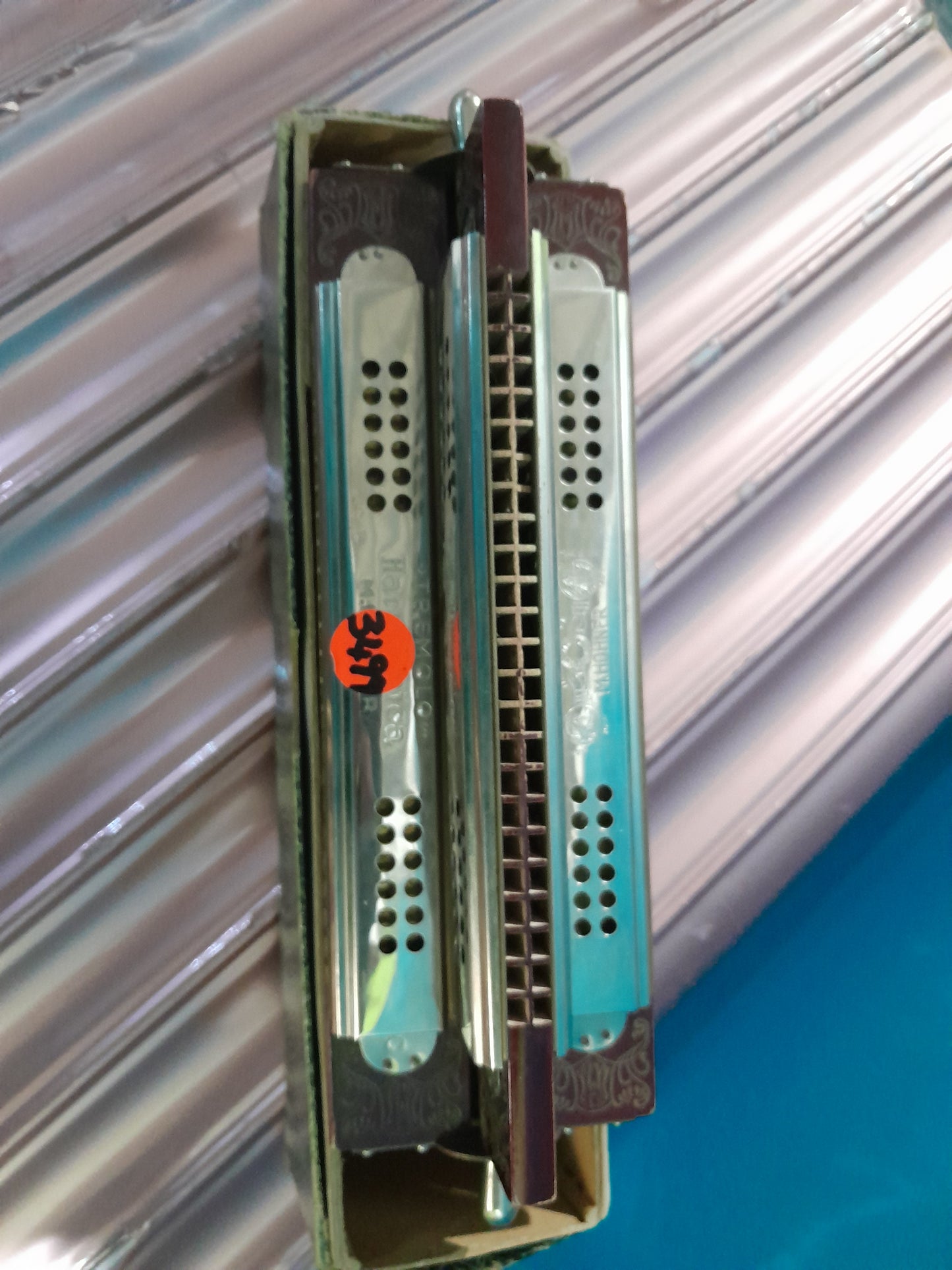 Mid 20th century M. Hohner tremolo harmonica, a charming piece for music lovers and vintage collectors.